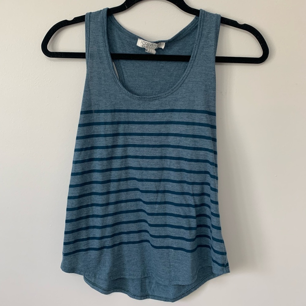 Forever 21 Striped Tank Top